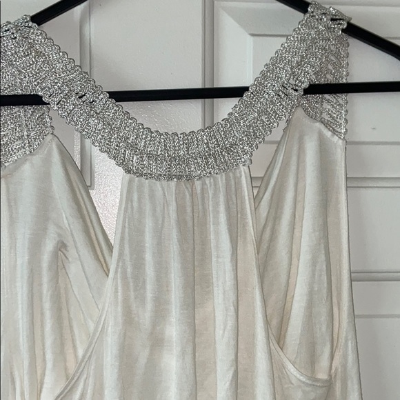 ✨Reduced NWT PAPAYA tank top, tunic w sparkly silver fun straps, Plus Sized - Picture 3 of 3